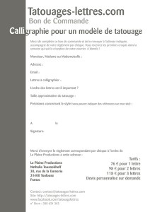 Blog - Page 5 - Tatouages-lettres.com