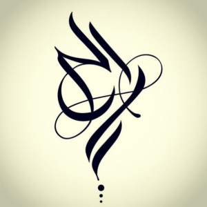 dessin pour tatouage monogramme
